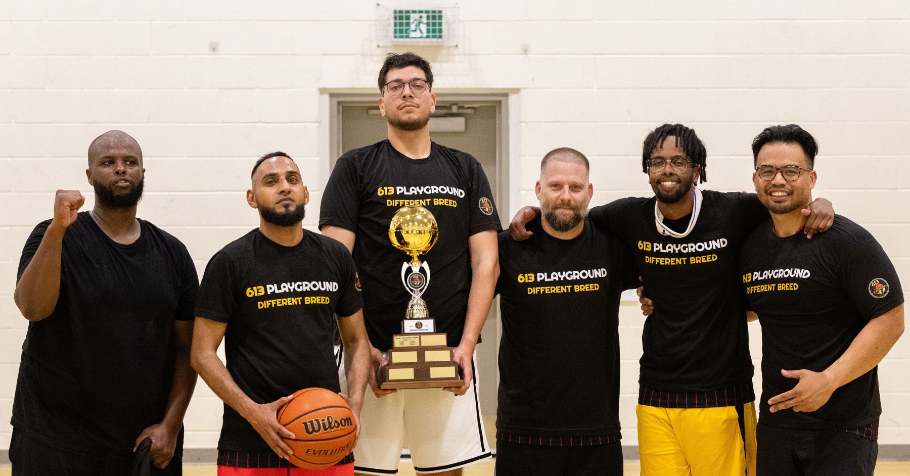 Bulls hoisting the Season 2 championship trophy